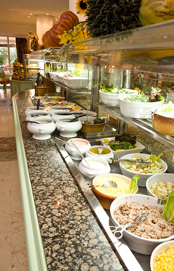 Buffet fra All Inclusive rejse